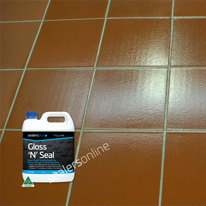 GLOSS'N'SEAL - High Gloss Coating Sealer for Porous Textured Surfaces