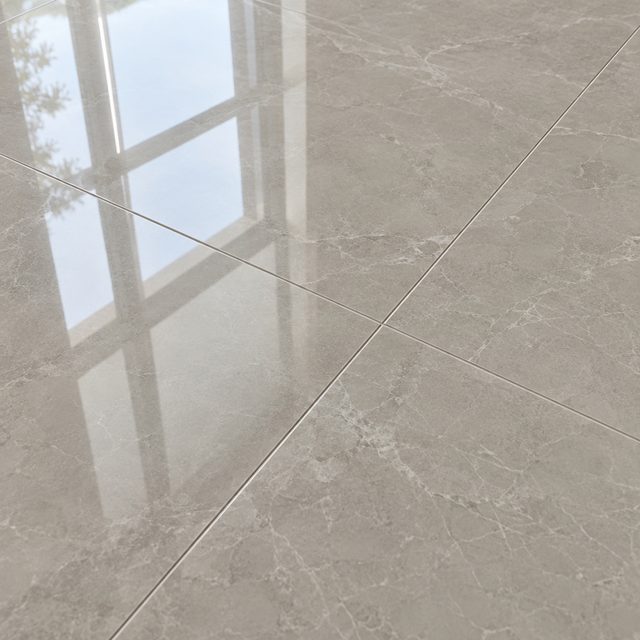 Polished ceramic tiles close up