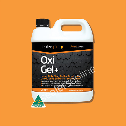 OXI GEL+ - Cling Gel for Removing Grout Haze, Soap Scum, Grime and Efflorescence